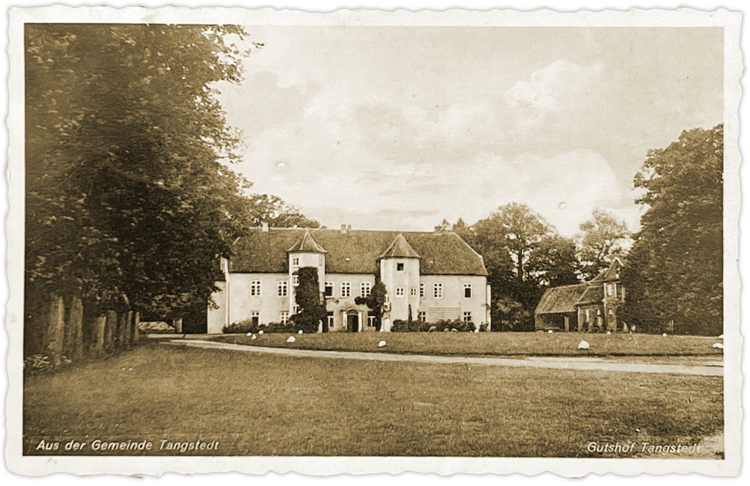 Historisches Foto des Gut Tangstedt