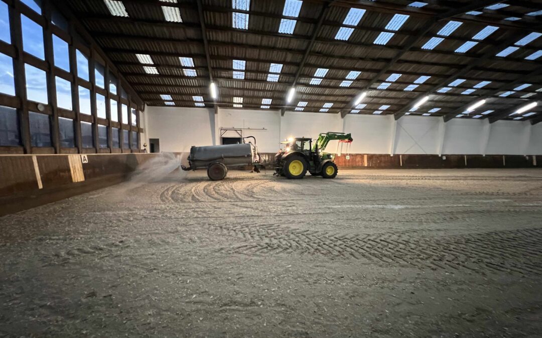 Erneuerung Reitboden Dressurhalle 2 Gut Tangstedt