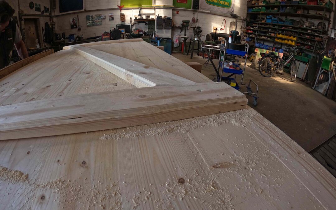 Herstellung Stalltor Werkstatt Gut Tangstedt