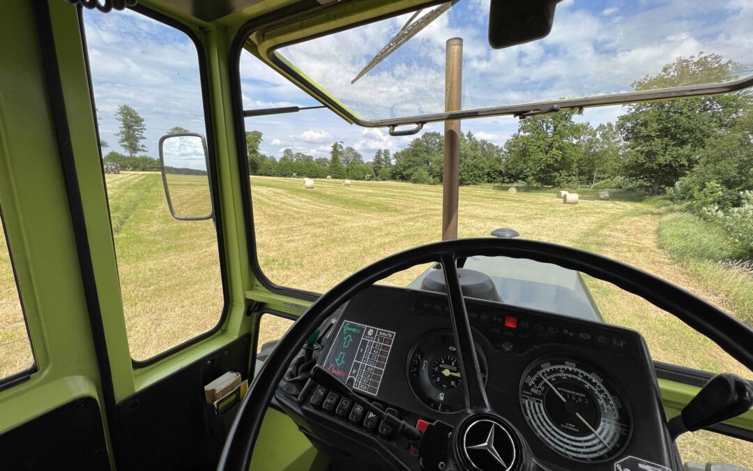 Ballenfahren mit MB Trac 1000