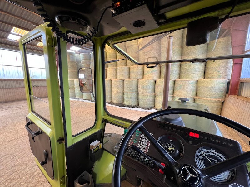 Ballenfahren mit MB Trac