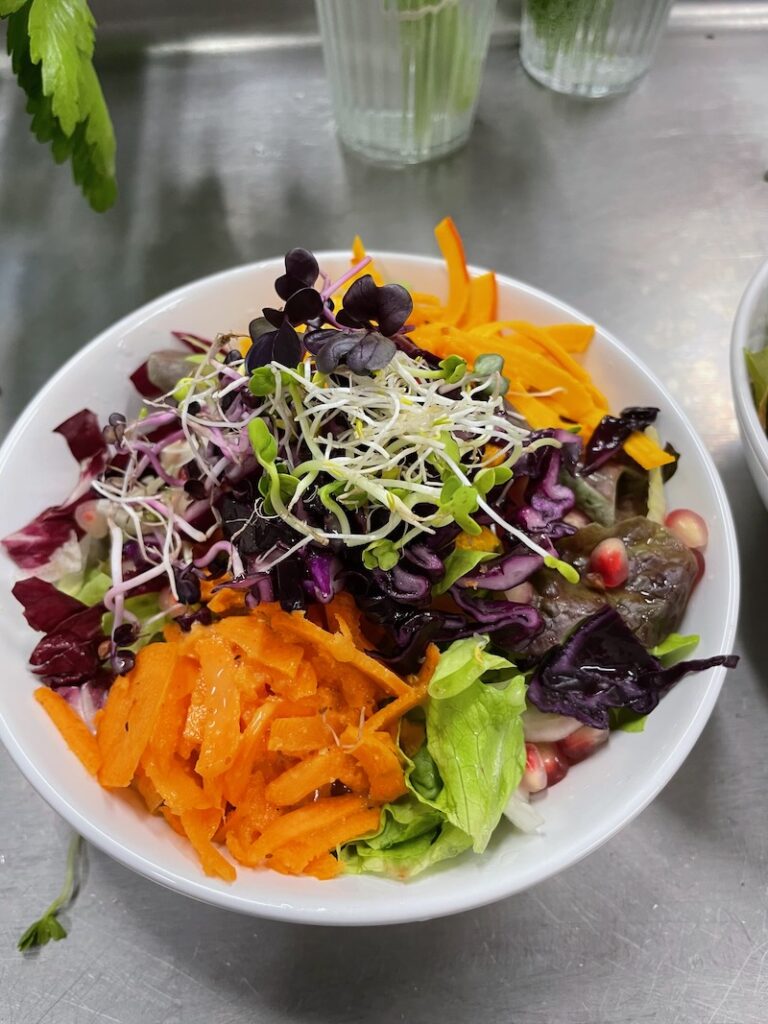 kleiner Herbstsalat aus der Hofküche Gut Tangstedt