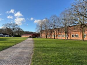 Hofrondell in derJanuar-Sonne