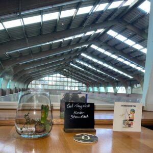 Unser Kinderstammtisch am frühen Nachmittag in der Hofküche zum Aufwärmen in der kalten Jahreszeit.