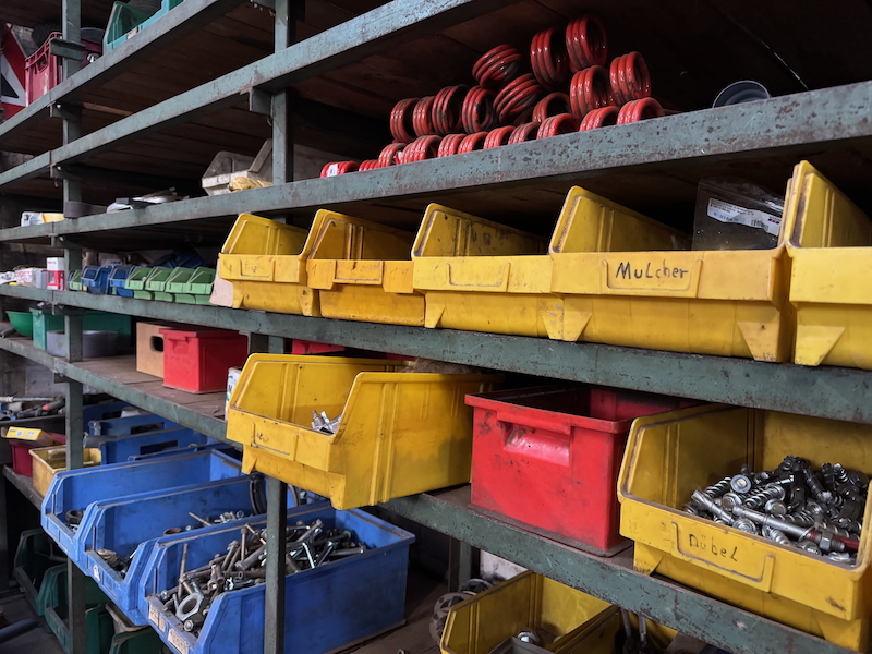 Teilelager Maschinen Landwirtschaft