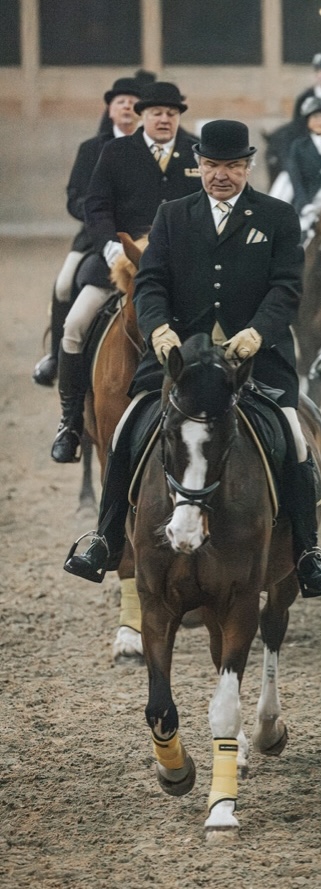 Herrenquadrille von 1979 in Formation